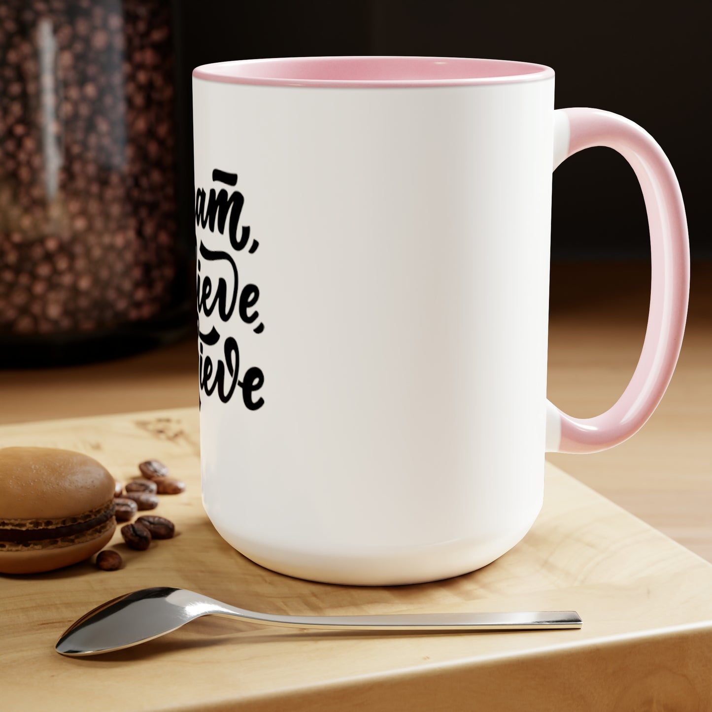 Two-Tone Coffee Mugs, 15oz