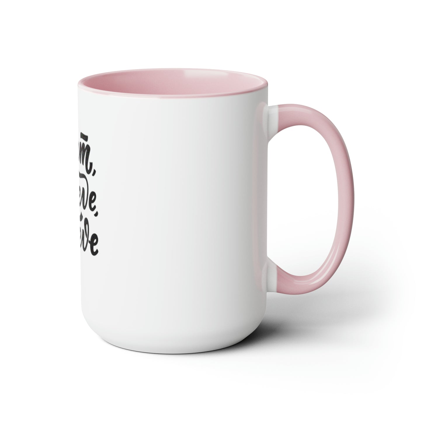 Two-Tone Coffee Mugs, 15oz