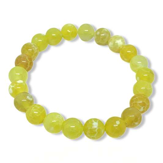Yellow Agate Stone Bracelet